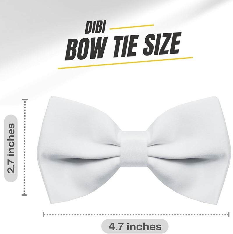 DIBI Adjustable Classic Pretied Bow Tie for Men, Women, and Boys - Men's Bowtie for Wedding, Costume Party and Formal Events - Image 3